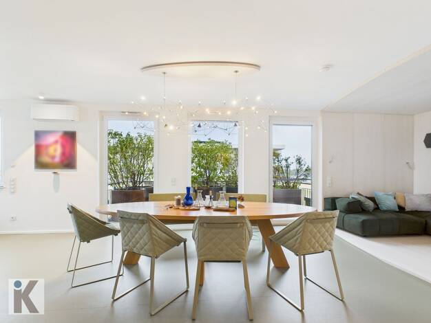 Penthouse zum Kauf 890.000 € 4 Zimmer 176 m² 4. Geschoss Mundenheim Ludwigshafen am Rhein 67065