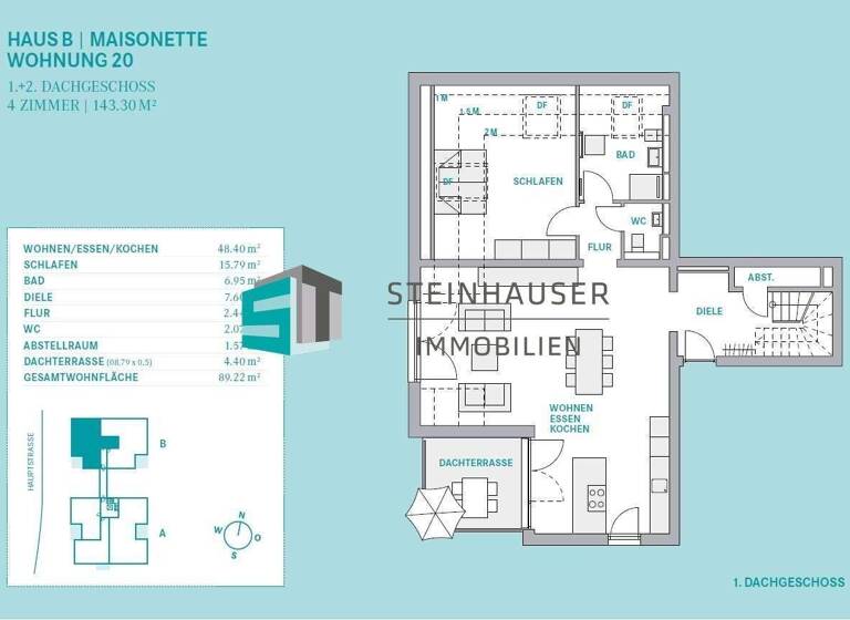 Maisonette zum Kauf 944.500 € 4 Zimmer 143,3 m² 2. Geschoss Oberried 79254