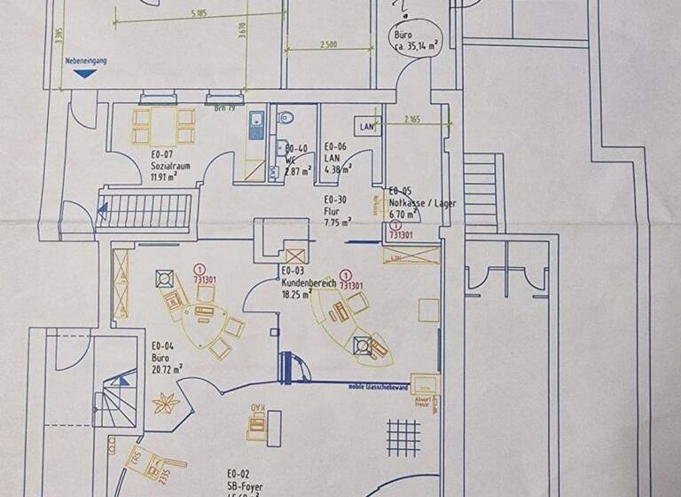 Bürofläche zur Miete 610 € 69 m² Bürofläche Helmstedt 38350