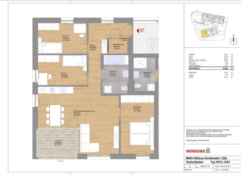Wohnung zum Kauf - Erstbezug provisionsfrei 587.720 € 4 Zimmer 84 m² EG Hittisau Nordhalden Hittisau 6952