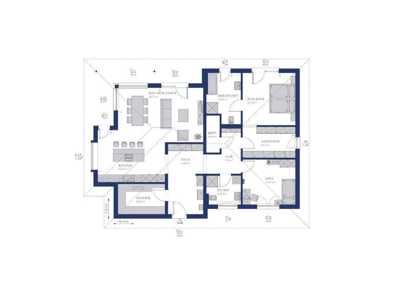 Bungalow zum Kauf 465.187 € 4 Zimmer 136 m² 725 m² Grundstück Rathmannsdorf Staßfurt 39418