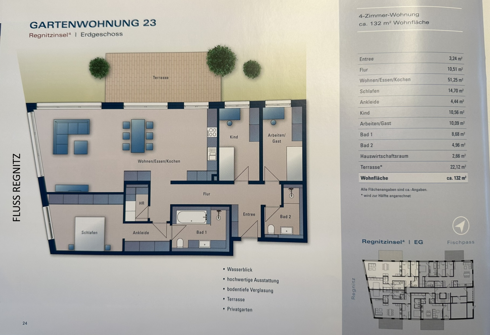 Studio zur Miete 2.200 € 4 Zimmer 132 m²<br/>Wohnfläche EG<br/>Geschoss 01.05.2025<br/>Verfügbarkeit Am Werkkanal Gaustadt Nord Bamberg 96047