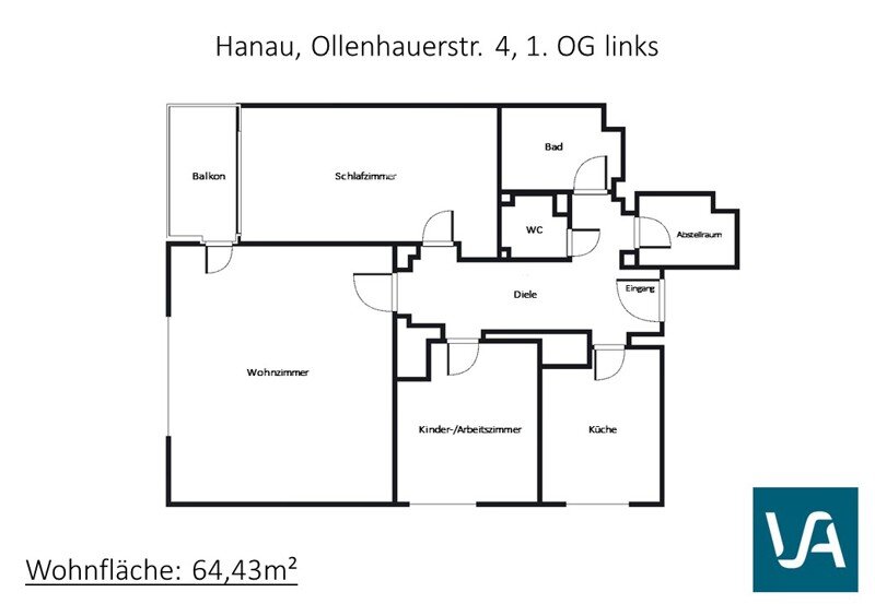 Wohnung zur Miete 554 € 3 Zimmer 64,4 m²<br/>Wohnfläche 1.<br/>Geschoss 20.01.2025<br/>Verfügbarkeit Ollenhauerstr. 4 Großauheim Hanau 63457