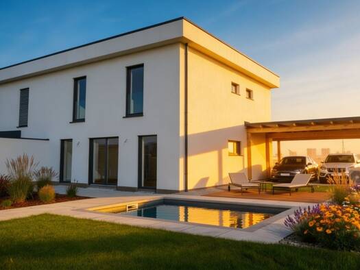 Doppelhaushälfte zum Kauf - Erstbezug 399.700 € 4 Zimmer 135 m² 500 m² Grundstück Suben 4975