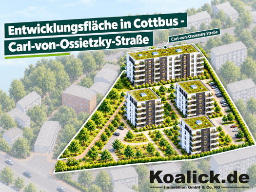Grundstück zum Kauf provisionsfrei 7.500 m² Grundstück frei ab sofort Mitte Cottbus 03046