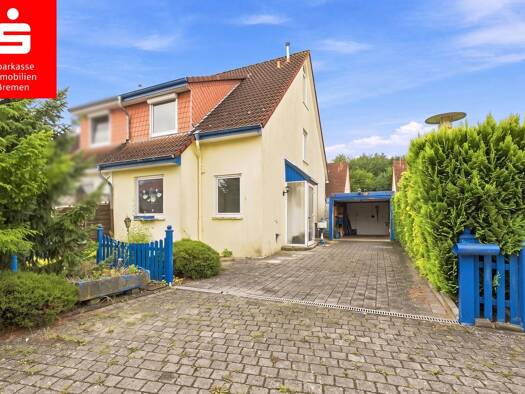 Doppelhaushälfte zum Kauf 329.000 € 4 Zimmer 112 m² 290 m² Grundstück Arsten Süd 28279