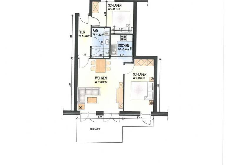 Wohnung zum Kauf 420.000 € 3 Zimmer 68 m² EG frei ab sofort Groß-Dunsum 8 Dunsum 25938