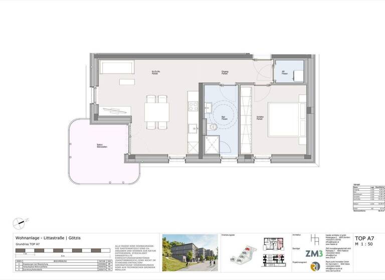 Wohnung zum Kauf - Erstbezug 375.000 € 2 Zimmer 49,7 m² 3. Geschoss Littastraße 12 Götzis 6840