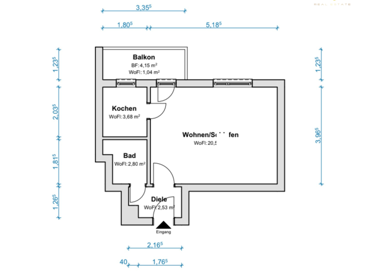Studio zum Kauf 145.000 € 1 Zimmer 30,6 m² 1. Geschoss Britz Berlin 12347