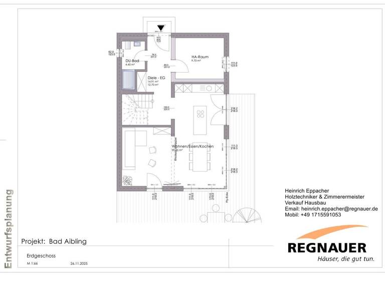 Einfamilienhaus zum Kauf provisionsfrei 990.000 € 4 Zimmer 130 m² 390 m² Grundstück Madau Bad Aibling 83043
