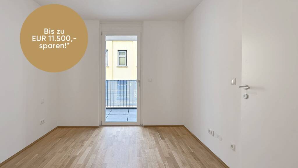 Wohnung zum Kauf - Erstbezug 297.200 € 2 Zimmer 42,7 m² 3. Geschoss Fahrbachgasse 6-8 Wien 1210