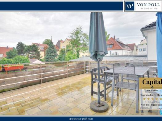 Wohnung zum Kauf 195.000 € 2 Zimmer 58,2 m² 2. Geschoss Heilbronn 74072