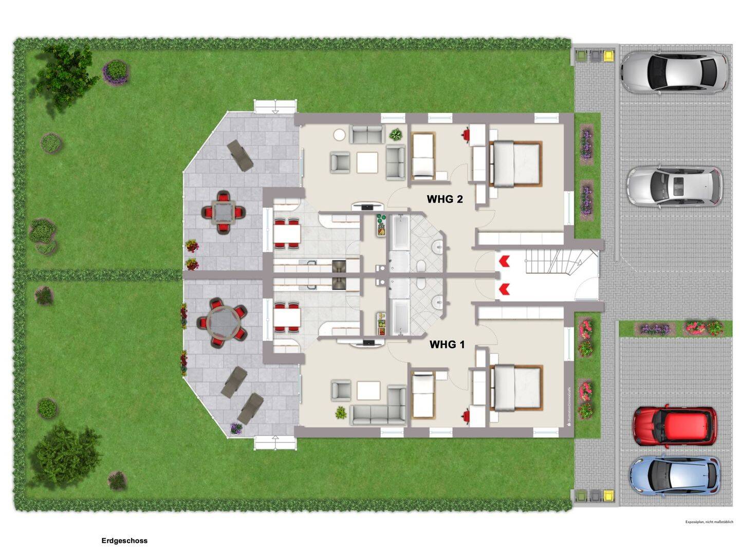 Immobilie in Velen - 6-Parteienhaus in Velen - ruhig gelegen, voll vermietet ! - Bild 3