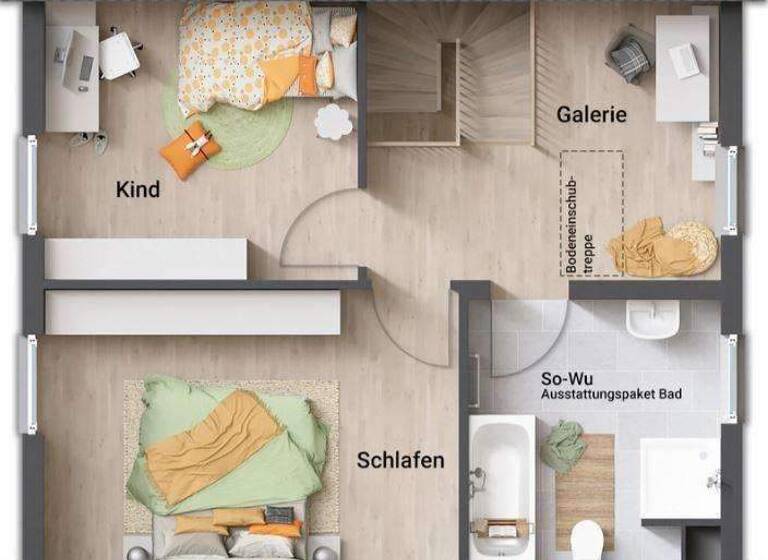 Einfamilienhaus zum Kauf - Erstbezug provisionsfrei 187.290 € 3 Zimmer 90 m² 550 m² Grundstück Abbesbüttel 38527