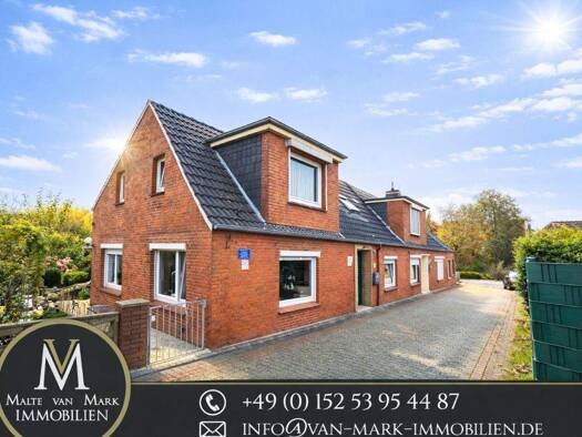 Doppelhaushälfte zum Kauf 160.000 € 5 Zimmer 120 m² 478 m² Grundstück Visquard Krummhörn 26736