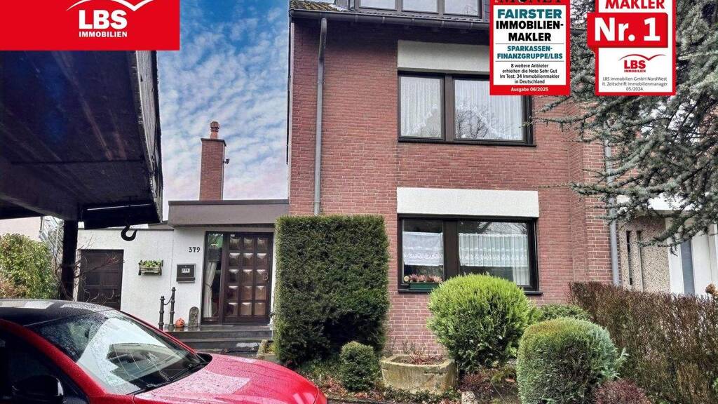 Reihenendhaus mit großem Garten in Aachen-Vaalserquartier