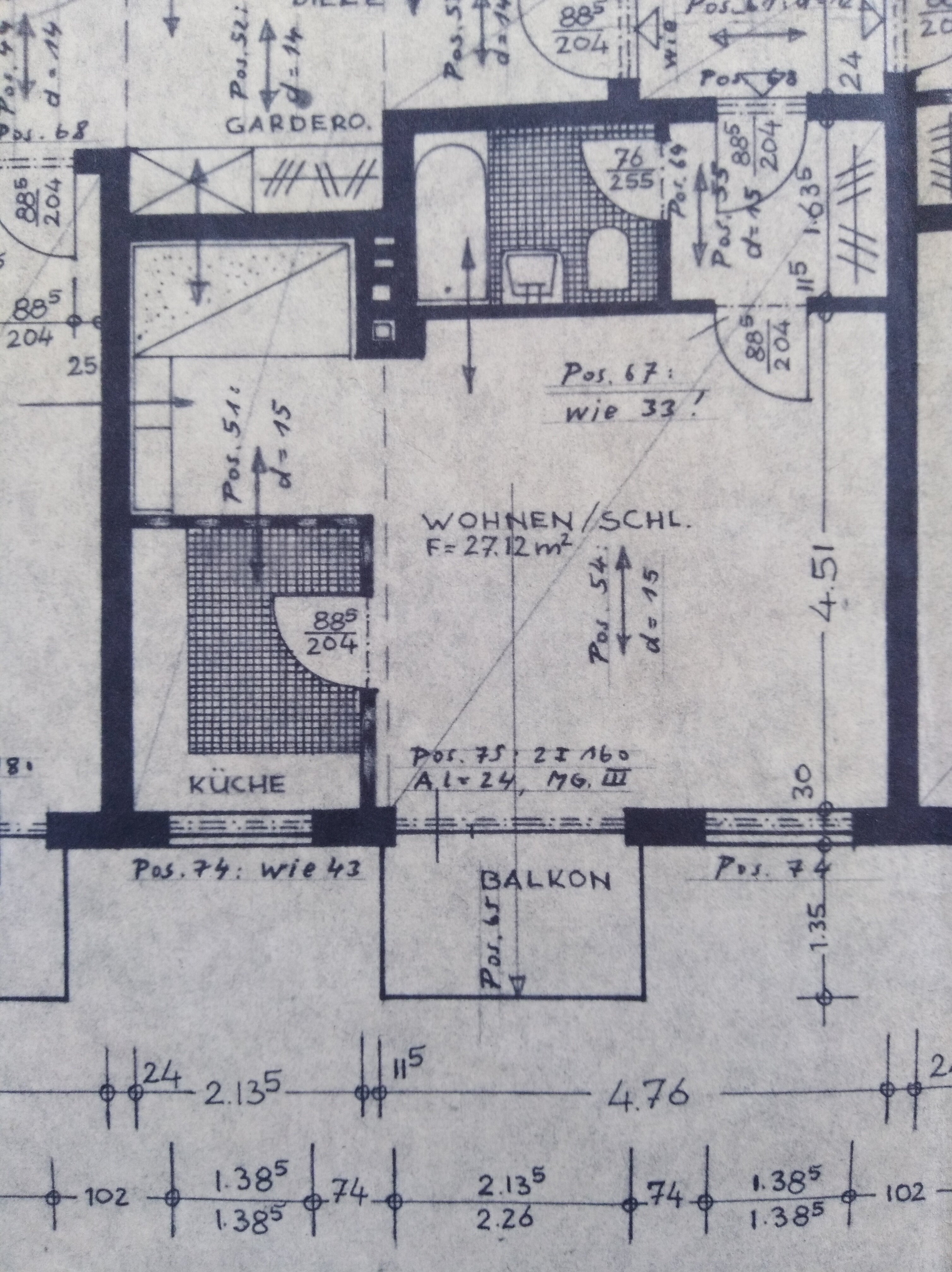 Wohnung zur Miete 460 € 1 Zimmer 40 m²<br/>Wohnfläche EG<br/>Geschoss Buchholz Buchholz in der Nordheide 21244