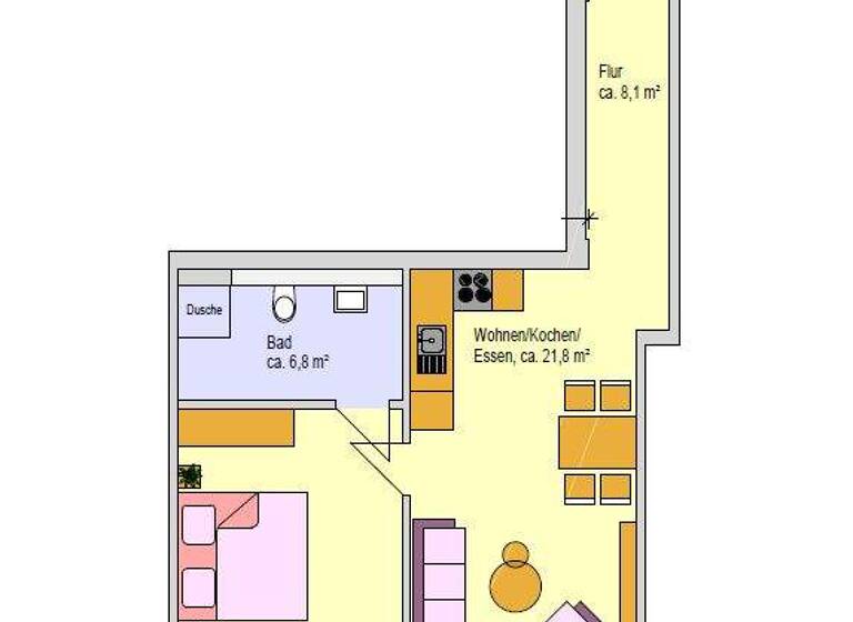 Wohnung zur Miete 890 € 2 Zimmer 52 m² 1. Geschoss Hansemannplatz 1 Aachen 52062