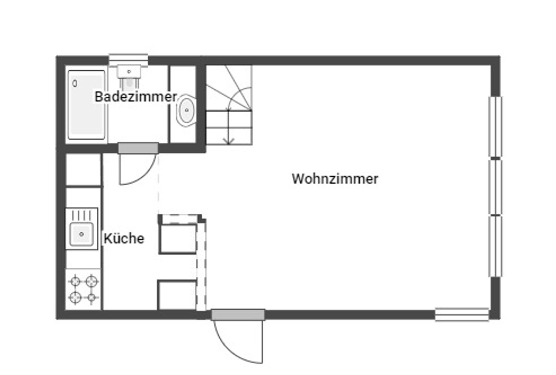 Immobilie zum Kauf als Kapitalanlage geeignet 159.000 € 3 Zimmer 49 m²<br/>Fläche 455,3 m²<br/>Grundstück Dahmen Dahmen 17166