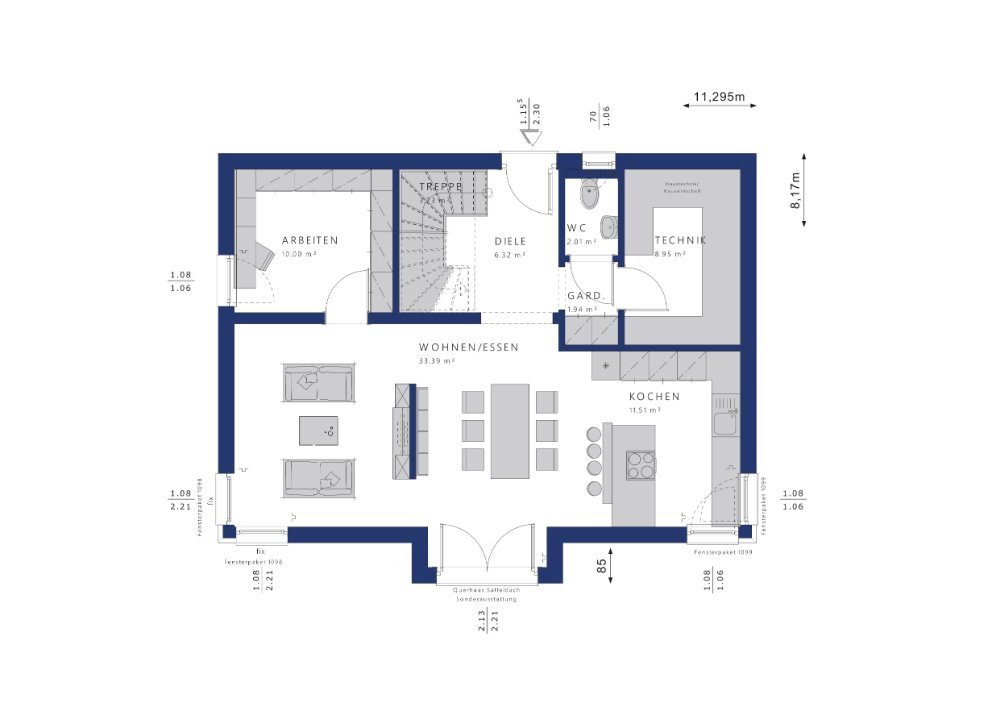 Villa zum Kauf 793.208 € 5 Zimmer 155,2 m²<br/>Wohnfläche 461 m²<br/>Grundstück Blankenburg Berlin 13129