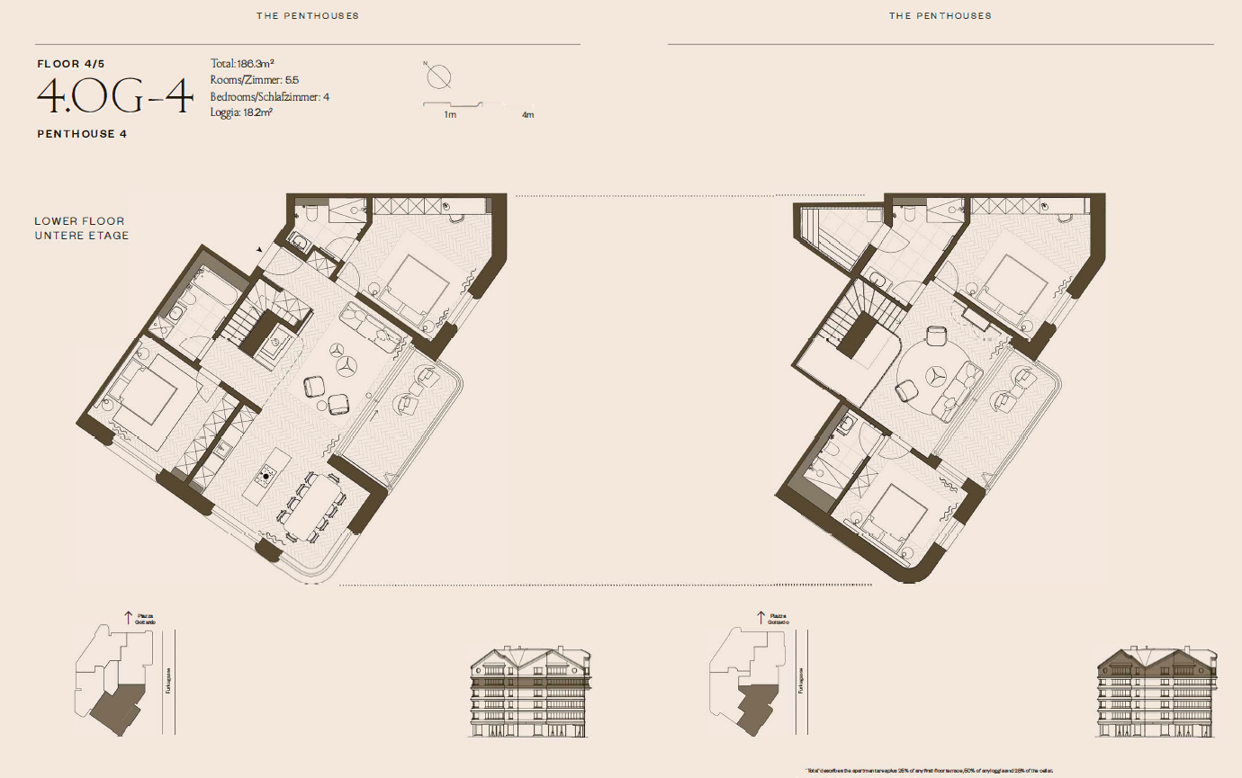 Studio zum Kauf 6 Zimmer 186,3 m²<br/>Wohnfläche Andermatt Andermatt 6490