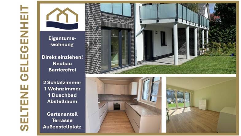 Wohnung zum Kauf 299.000 € 3 Zimmer 104,7 m² An der Gärtnerei 1a Wittmund Wittmund 26409