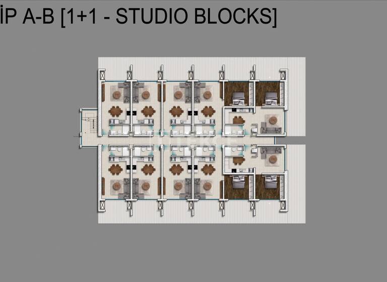Studio zum Kauf 150.000 € 1 Zimmer 49 m² EG Gazimagusa 99640