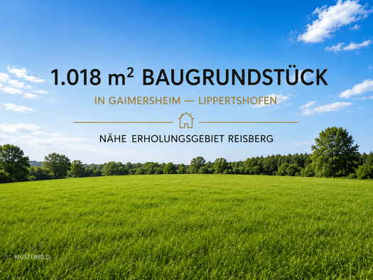 Grundstück zum Kauf 649.000 € 1.018 m² Grundstück frei ab sofort Lippertshofen Gaimersheim 85080
