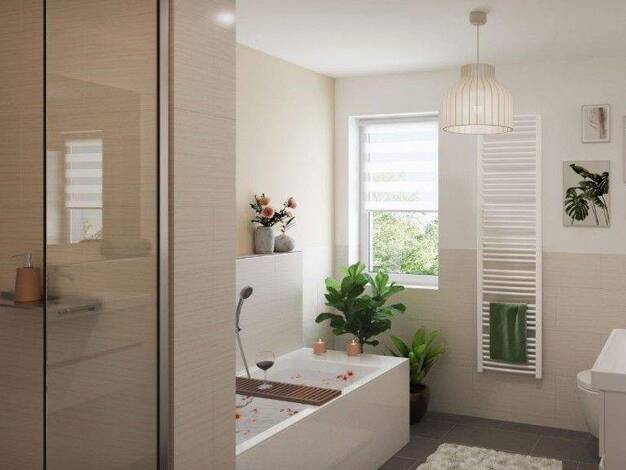 Terrassenwohnung zum Kauf - Erstbezug provisionsfrei 569.900 € 3 Zimmer 96,7 m² EG Am Hühnerstein 30 Ober-Erlenbach Bad Homburg 61352