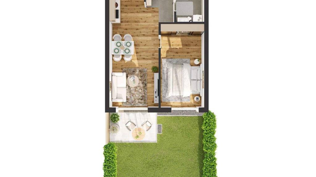 Wohnung zum Kauf - Neubau provisionsfrei 530.000 € 2 Zimmer 51,4 m² EG Alois-Schrott-Straße 18 Arzl Innsbruck 6020