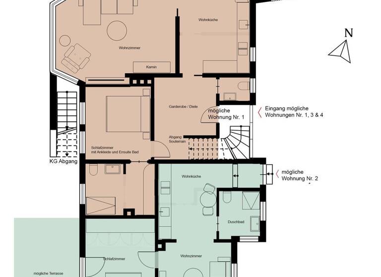 Mehrfamilienhaus zum Kauf 580.000 € 7 Zimmer 208 m² 997 m² Grundstück Eckernförde 24340