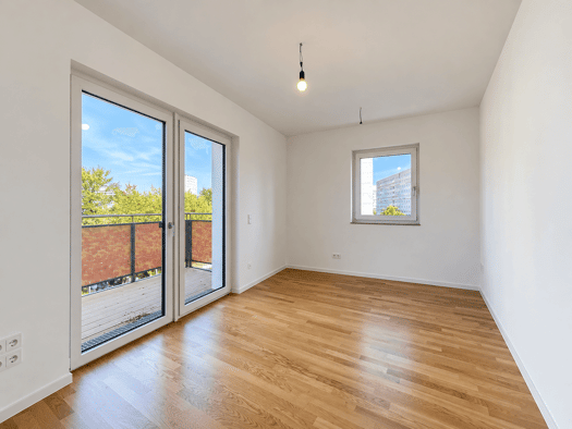 Wohnung zur Miete - Erstbezug 826 € 2 Zimmer 50,8 m² 4. Geschoss Dösner Weg Zentrum-Südost Leipzig 04103