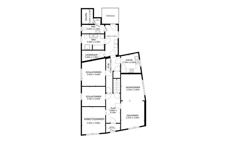 Einfamilienhaus zum Kauf 385.000 € 8 Zimmer 183 m² 266 m² Grundstück Riensberg Bremen 28213
