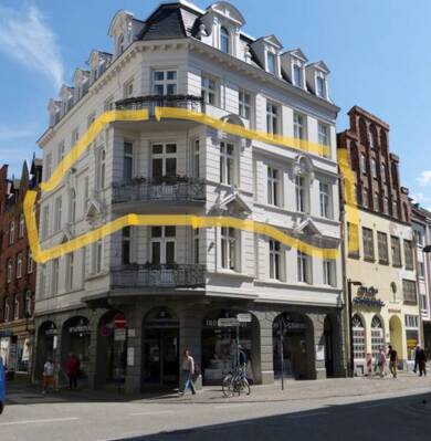 Wohnung zur Miete 1.500 € 4,5 Zimmer 140 m² frei ab 01.08.2025 Innenstadt Lübeck 23552