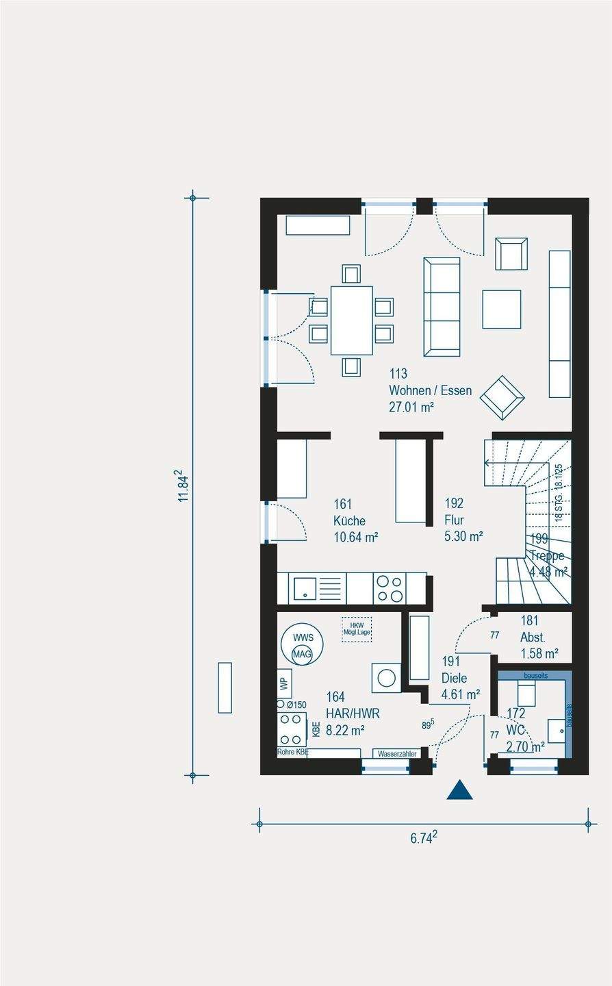 Immobilie in Mönsheim - Gemeinsam bauen - getrennt wohnen - Bild 1