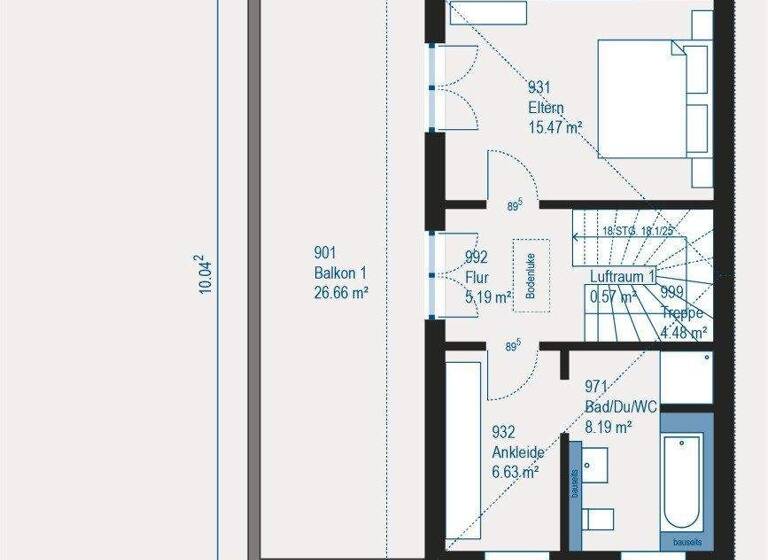 Doppelhaushälfte zum Kauf 663.990 € 5 Zimmer 203,7 m² 305,5 m² Grundstück Bietigheim 76467