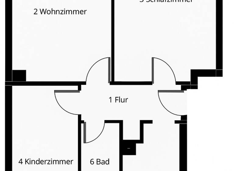 Wohnung zur Miete 635 € 3 Zimmer 60 m² Kliekener Schulstr. 2 Düben Coswig 06869