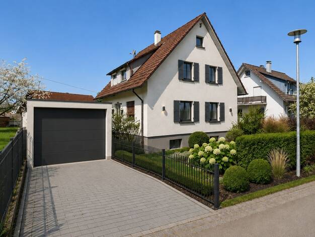 Einfamilienhaus zum Kauf 330.000 € 6 Zimmer 130,6 m² 1.000 m² Grundstück Friedhofstraße 15 Tuningen 78609