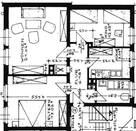 Wohnung zur Miete 440 € 3 Zimmer 65 m²<br/>Wohnfläche Dünsen 27243