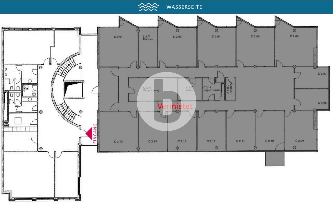 Bürofläche zur Miete 19,50 € 476 m²<br/>Bürofläche Winterhude Hamburg 22303