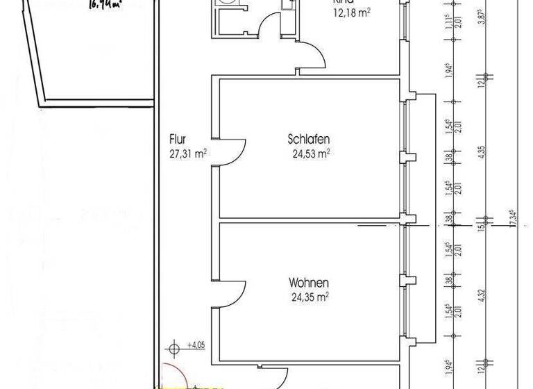 Wohnung zur Miete 990 € 3 Zimmer 110 m² 1. Geschoss Kolpingstr. 27 Vechta 49377