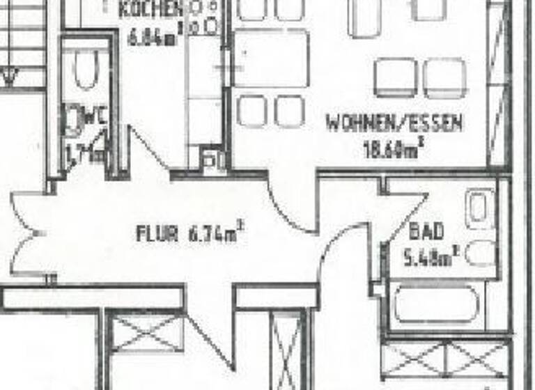 Wohnung zum Kauf 80.000 € 3 Zimmer 74,2 m²<br/>Wohnfläche EG<br/>Geschoss Kantstraße 60 Gablenz Chemnitz 09126