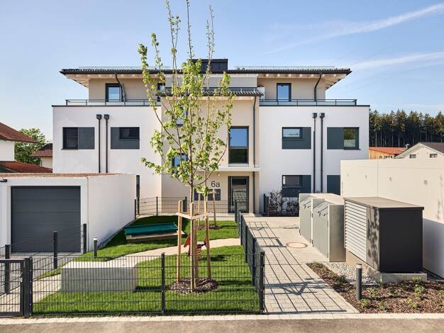 Terrassenwohnung zum Kauf provisionsfrei 398.000 € 2 Zimmer 56,7 m² EG frei ab sofort Haslach Traunstein 83278