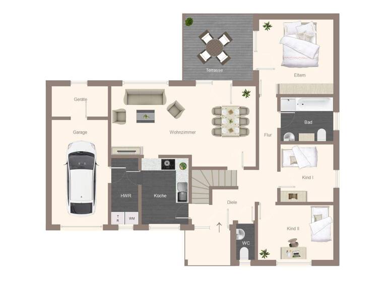 Bungalow zum Kauf 275.000 € 6 Zimmer 155 m² 535 m² Grundstück frei ab sofort Hemmelte Lastrup 49688