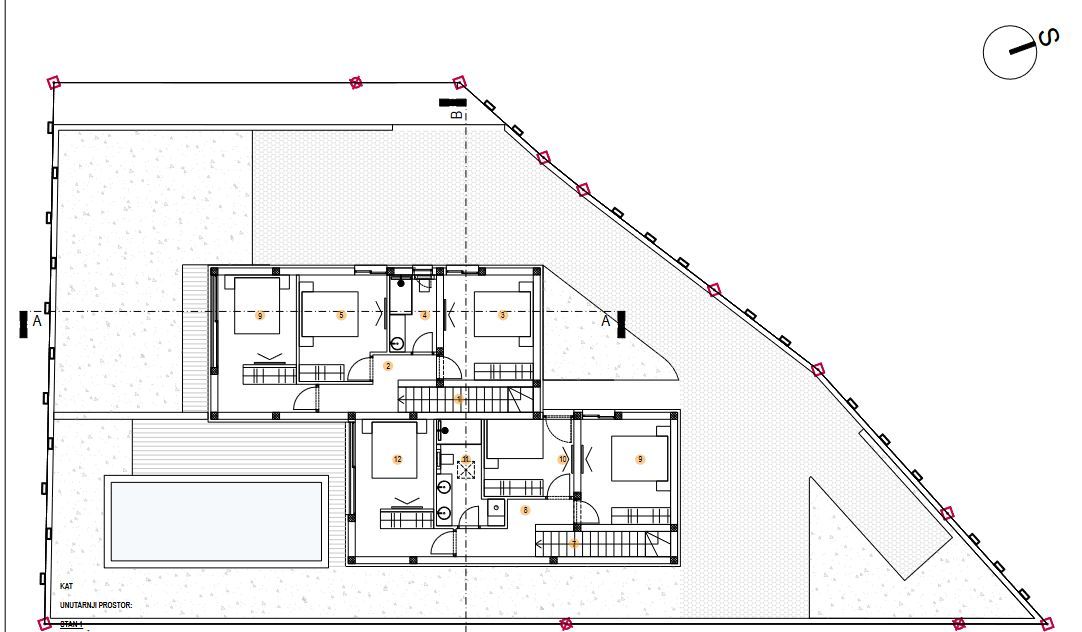 Wohnung zum Kauf 350.000 € 3 Zimmer 97 m²<br/>Wohnfläche Pirovac center