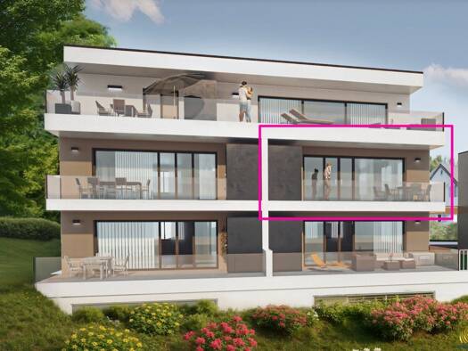 Terrassenwohnung zum Kauf - Erstbezug 382.850 € 3 Zimmer 77 m² frei ab 01.12.2027 Luftenberg an der Donau 4225