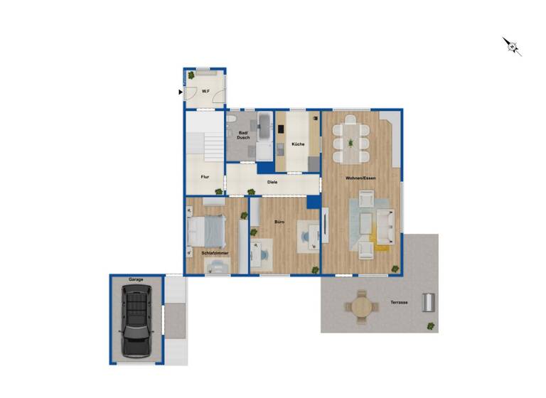 Mehrfamilienhaus zum Kauf 399.000 € 8 Zimmer 240 m² 1.340 m² Grundstück Oberndorf Reichenschwand 91244