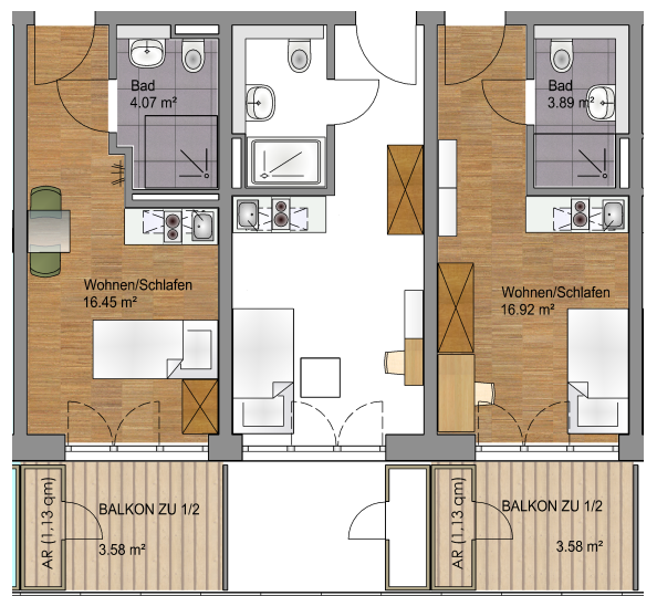 Wohnung zum Kauf provisionsfrei 329.900 € 1 Zimmer 21 m²<br/>Wohnfläche Nymphenburg München 80639