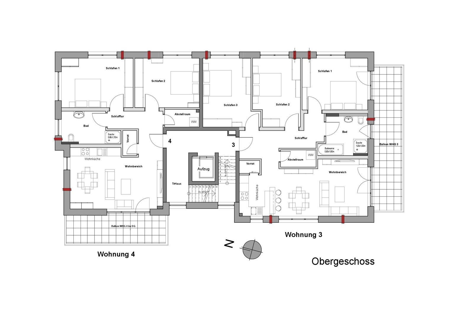 Wohnung zur Miete 1.450 € 4 Zimmer 117,7 m²<br/>Wohnfläche 1.<br/>Geschoss Frankfurter Straße 21 Rechtenbach Hüttenberg 35625