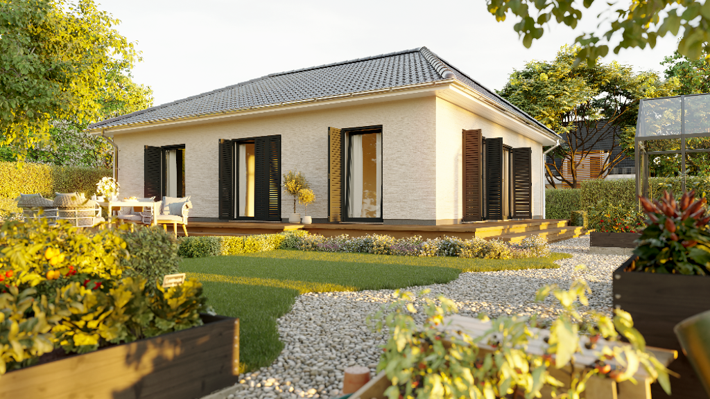 Bungalow zum Kauf provisionsfrei 212.250 € 4 Zimmer 90 m² 897 m² Grundstück Mühlhausen 99974